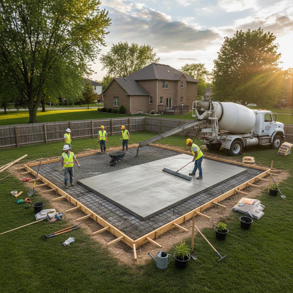 Driveways and Patios Concrete Installation Services