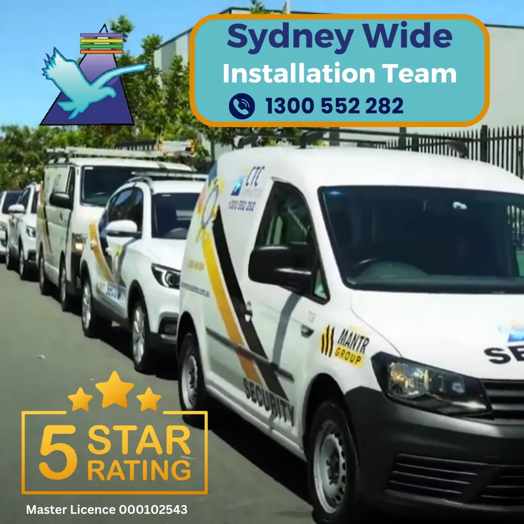 Local security expert consulting with a homeowner in Sydney about camera installation options