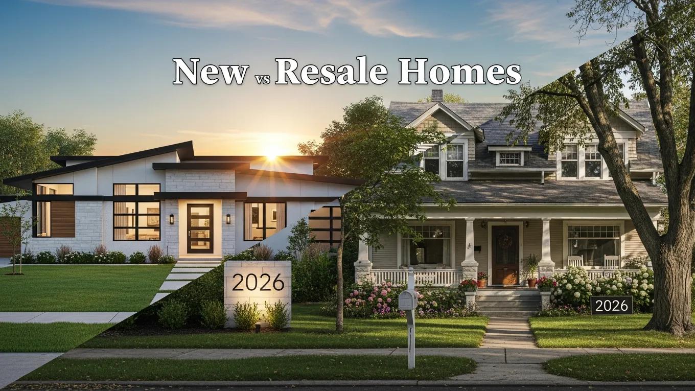 New construction vs resale homes — North Dallas 2026