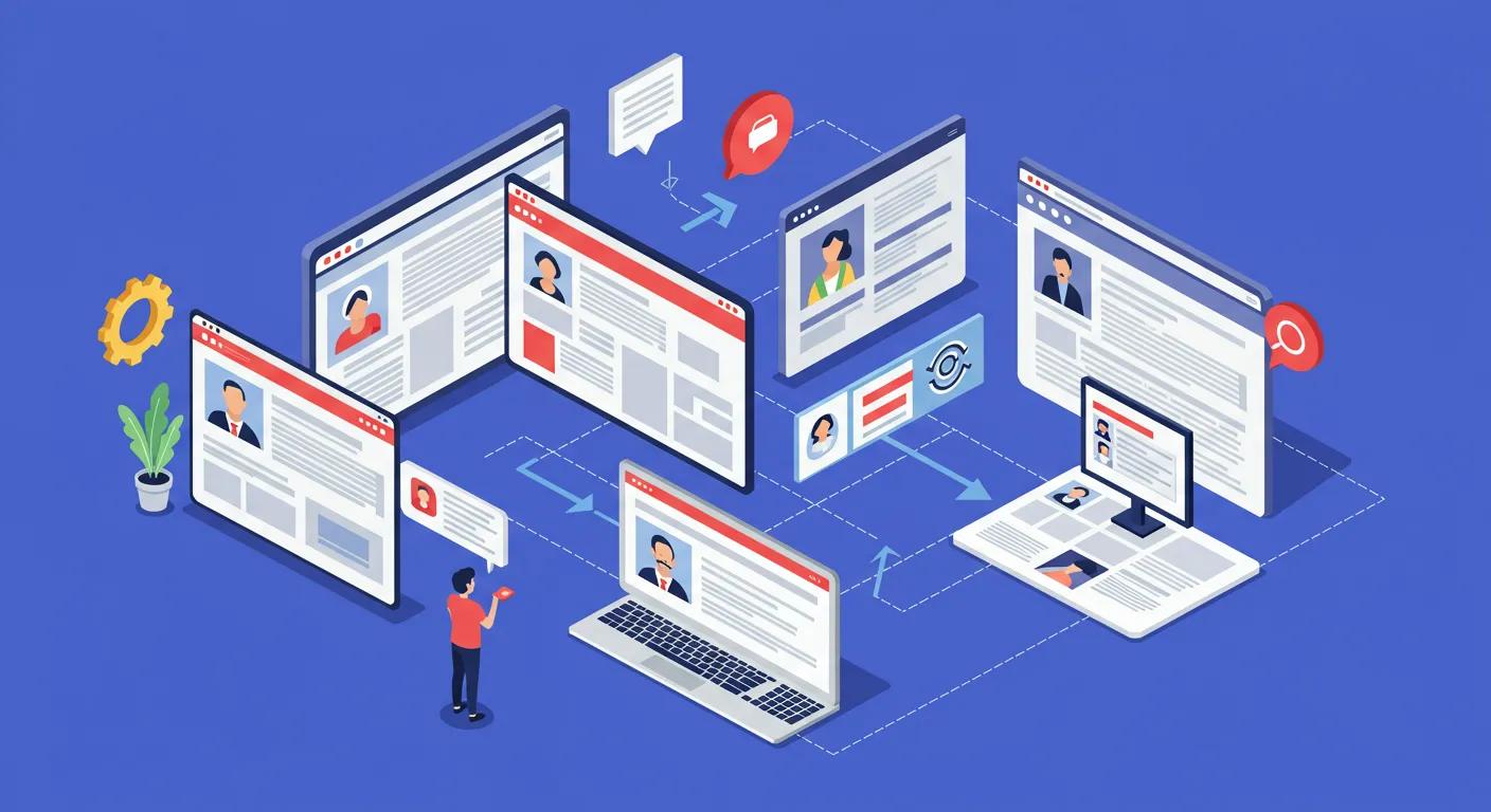 Illustration Of Duplicate Content Issues Affecting Seo In Content Syndication