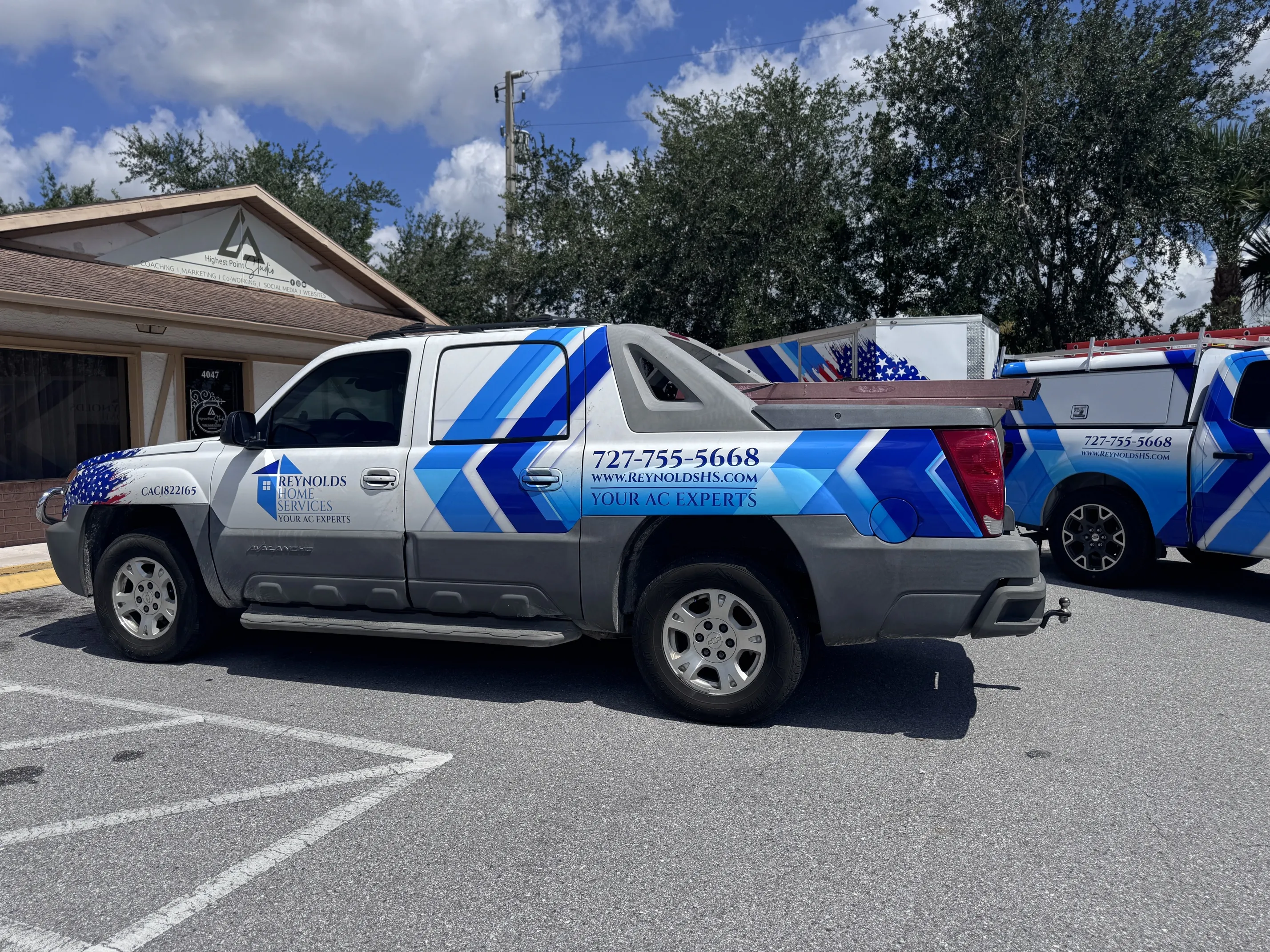 Reynolds Home Services vehicles ready to provide emergency AC repair and fast cooling assistance in Florida Reynolds Home Services vehicles ready to provide emergency AC repair and fast cooling assistance in Florida