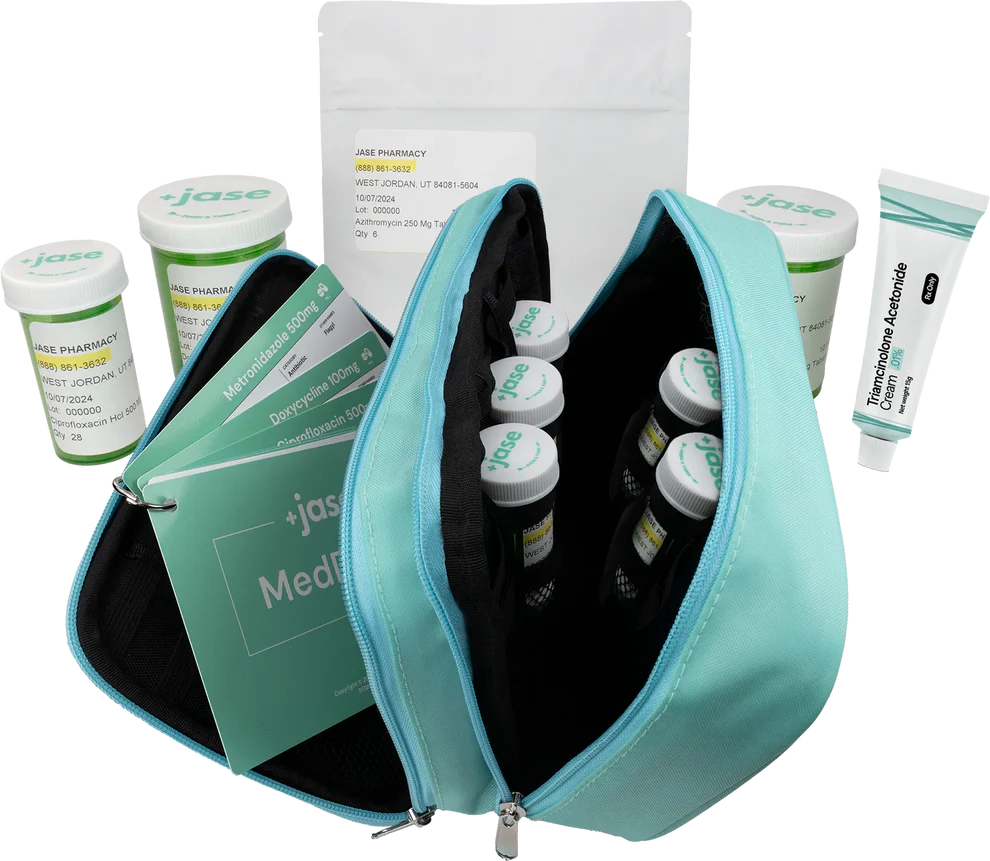 Which Prescription Medications Are Included in the Jase Case and UseCase Kits?