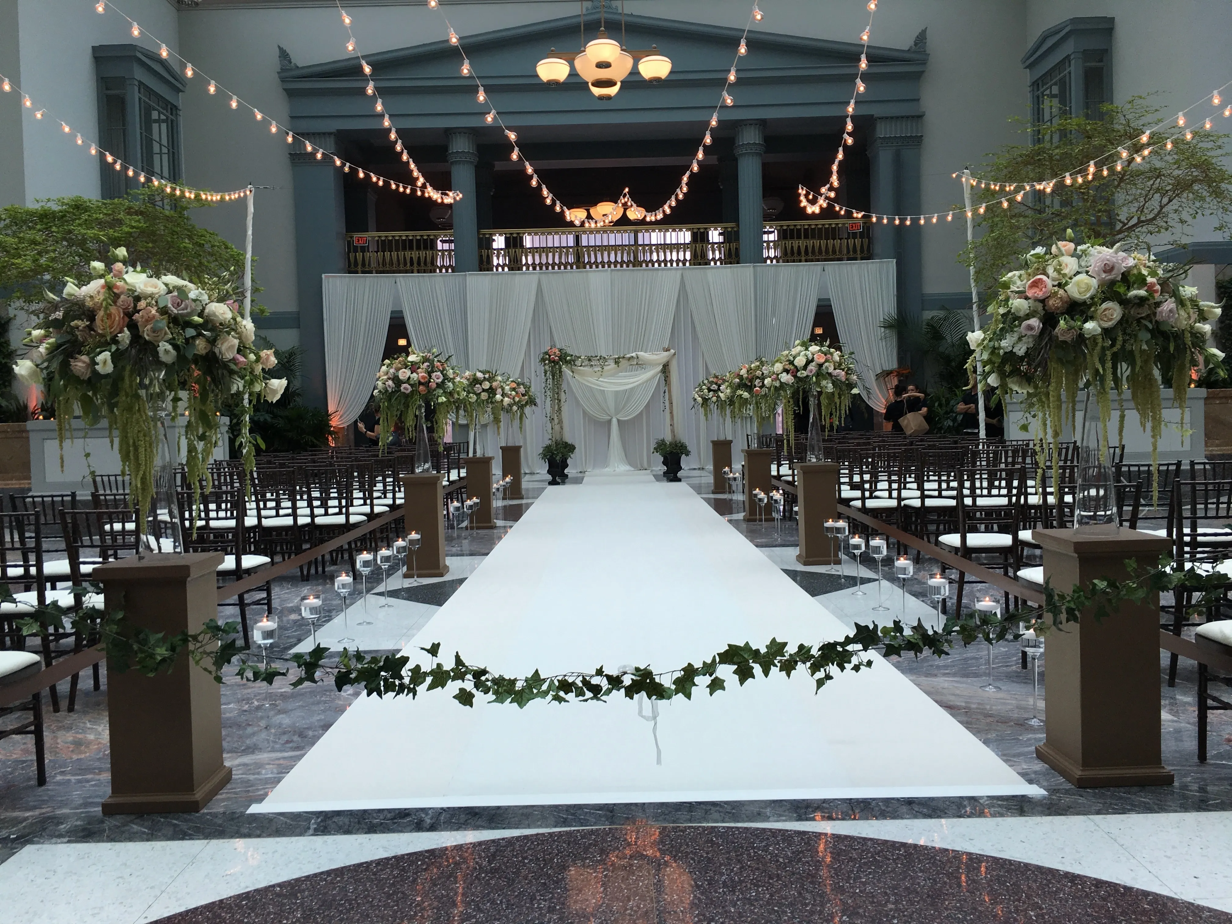 Architectural lighting design for weddings