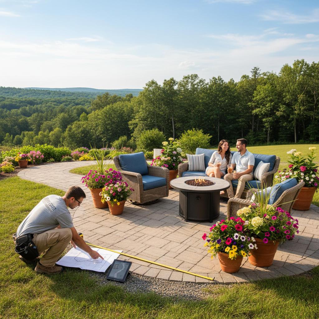Custom Patio Design in Southern NH