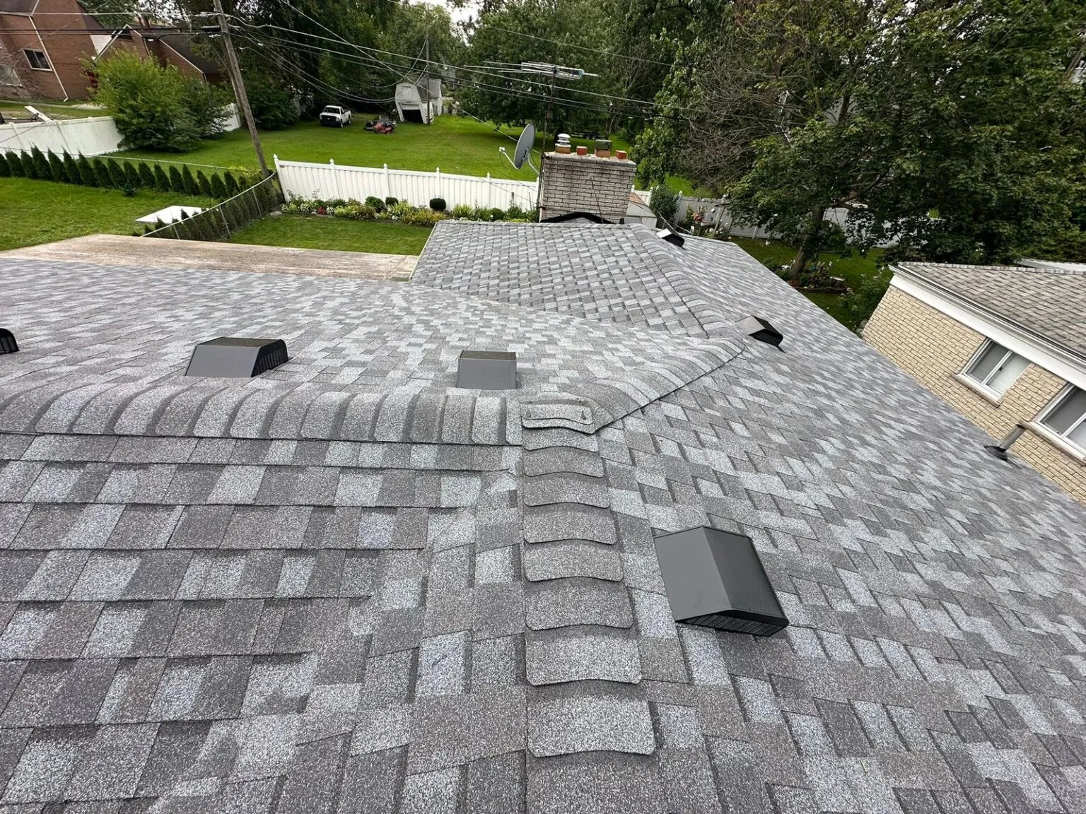 Modern home with a metal roof demonstrating durability and snow-shedding ability