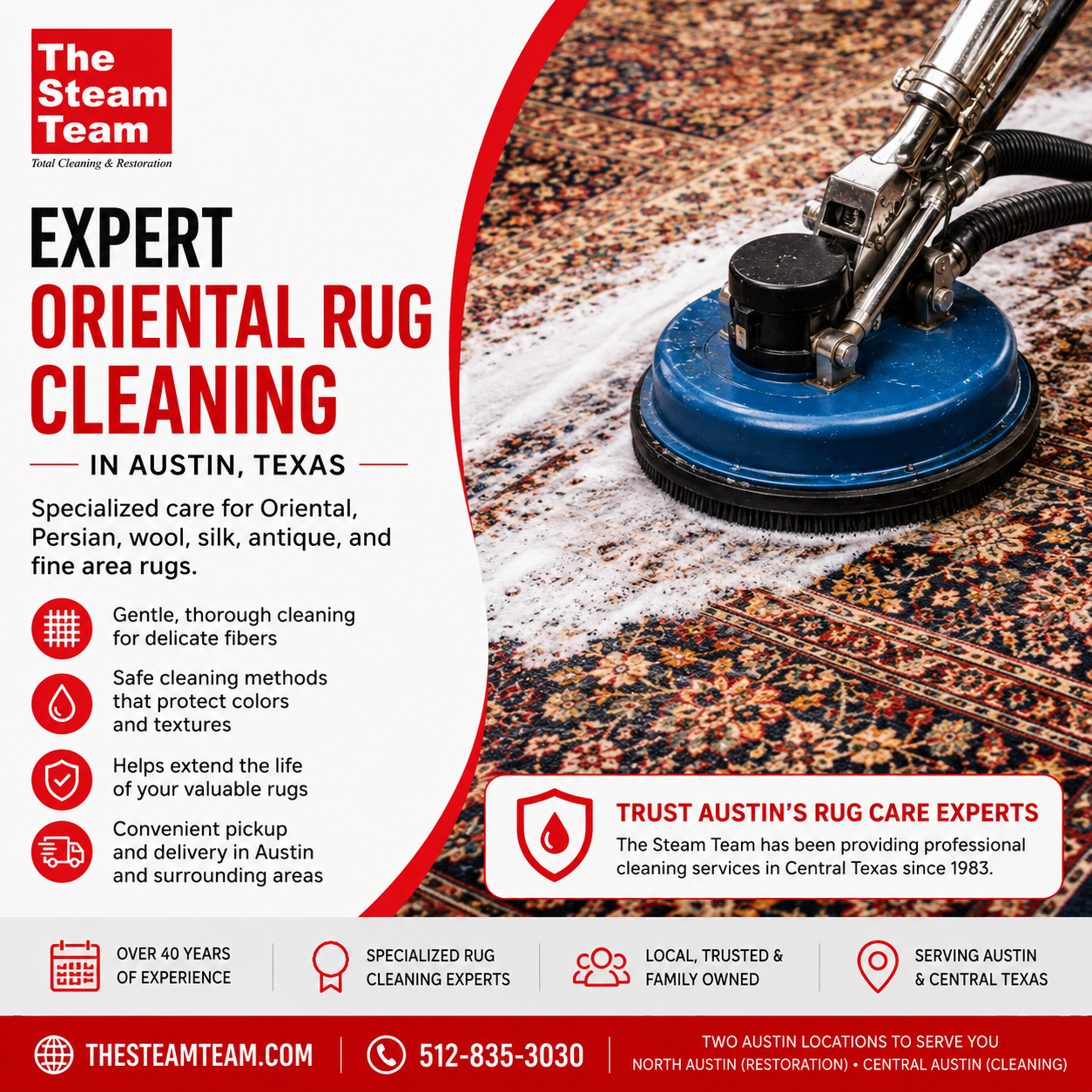 Effective Care for Rugs in Austin Today