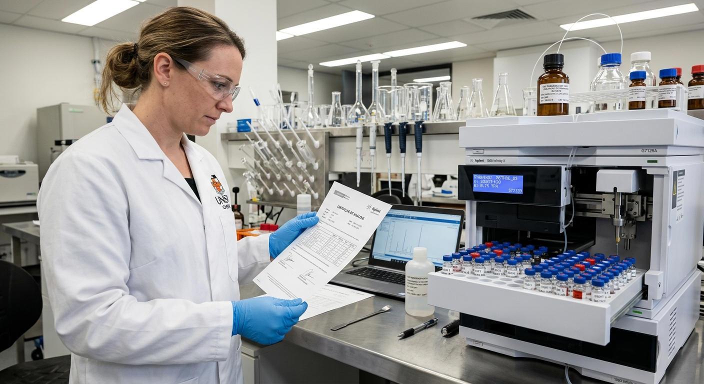 Chemical Identity and Independent Purity Testing