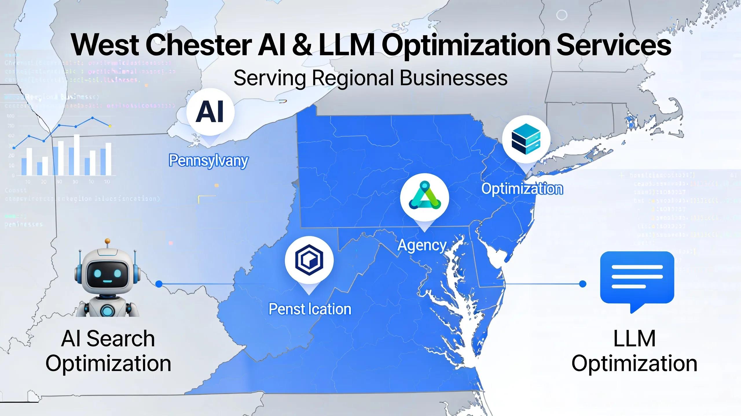 West Chester, Pennsylvania hosts agencies offering AI search optimization and LLM optimization services to regional