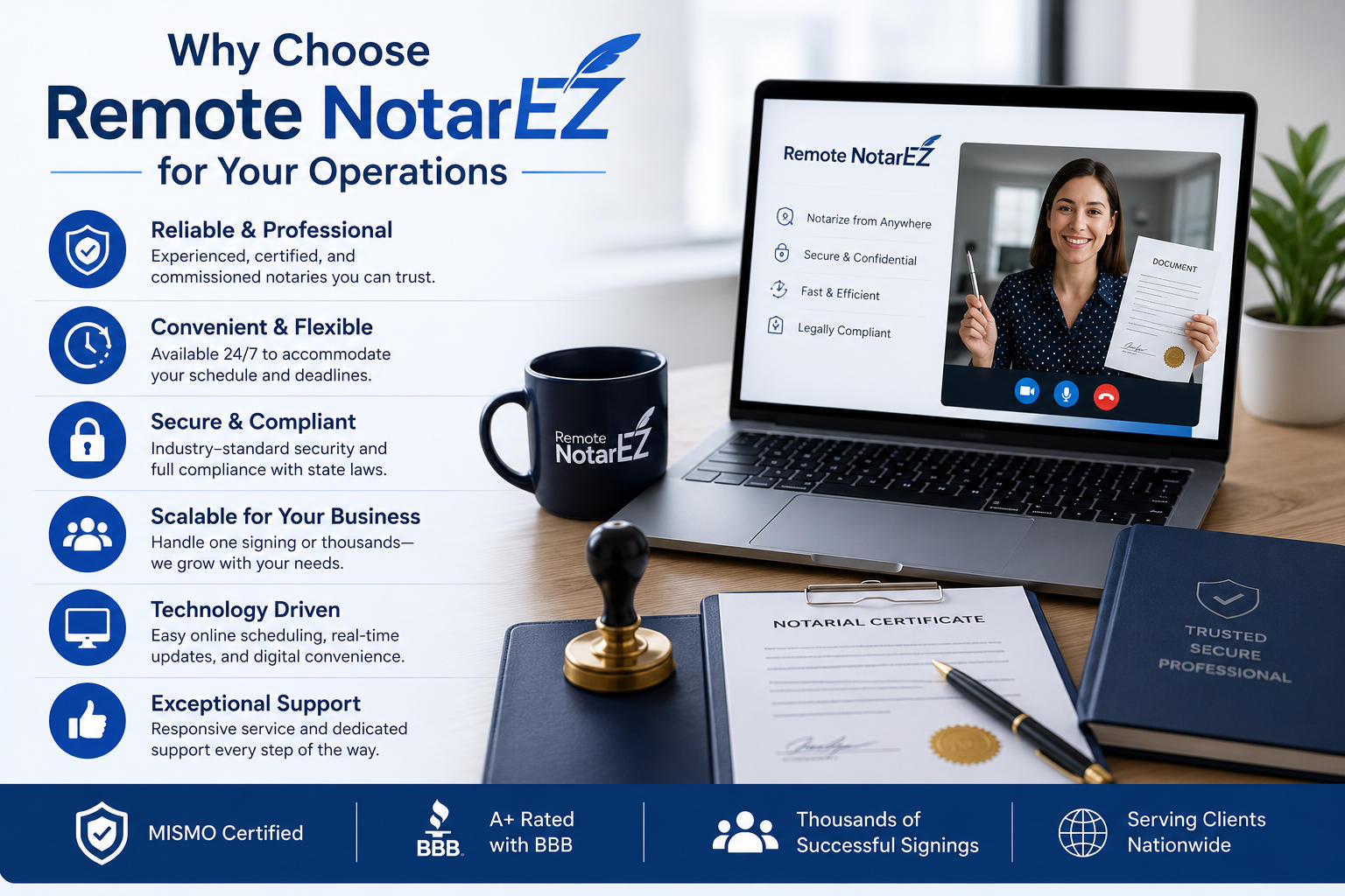 Reasons to Select Remote NotarEZ for Your Needs
