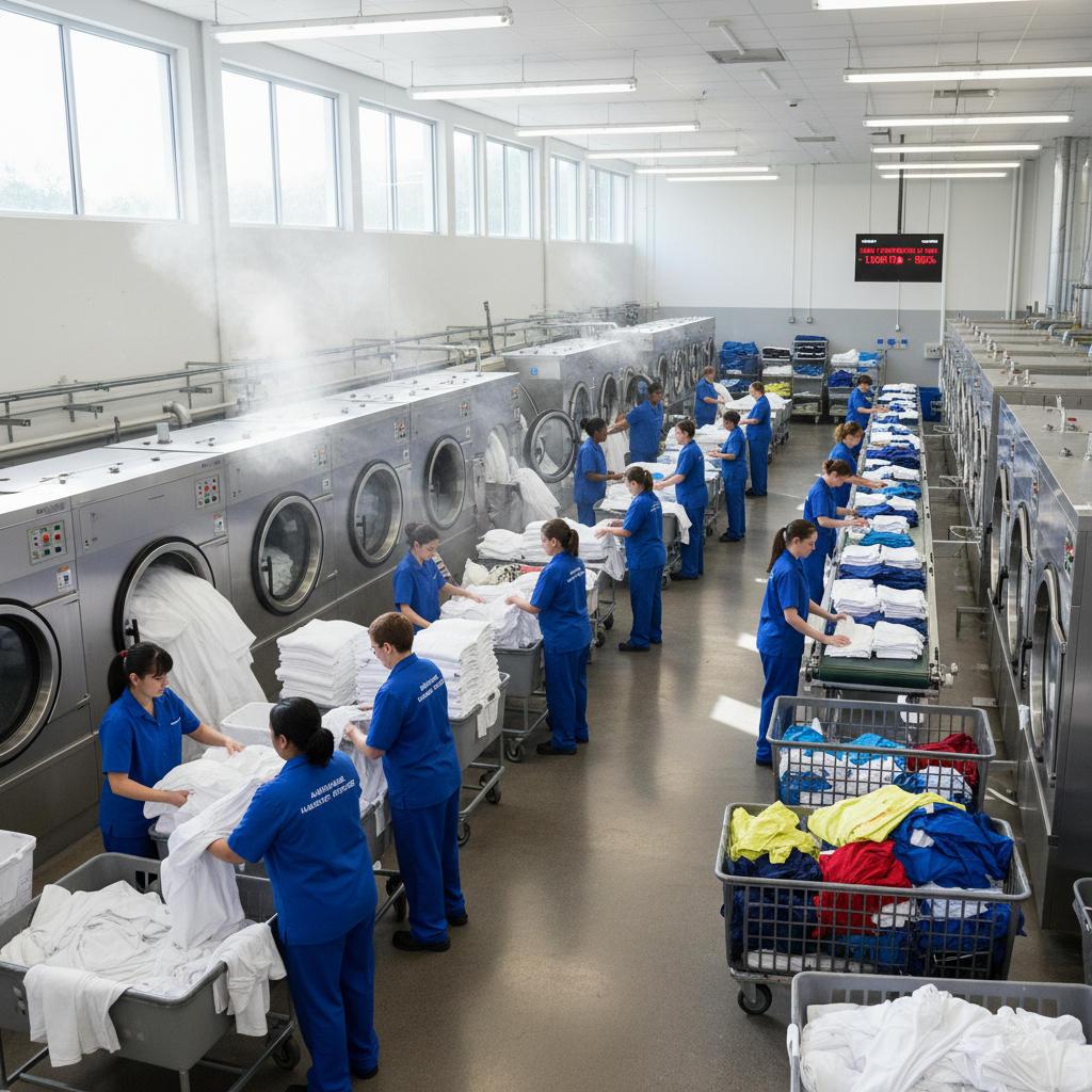All-Encompassing Laundry Solutions for Enterprises