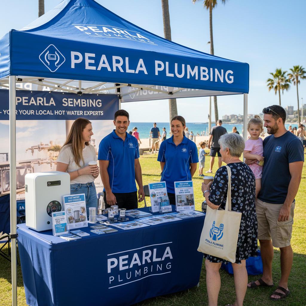 Community Engagement with Pearla Plumbing