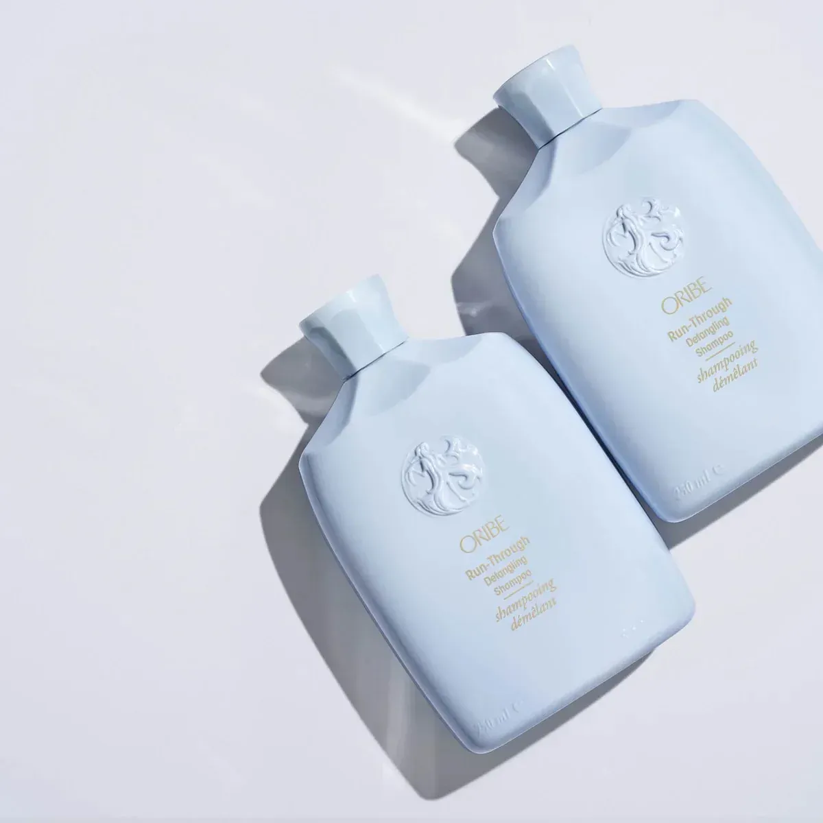 Display of popular vegan haircare brands emphasising ethical formulations