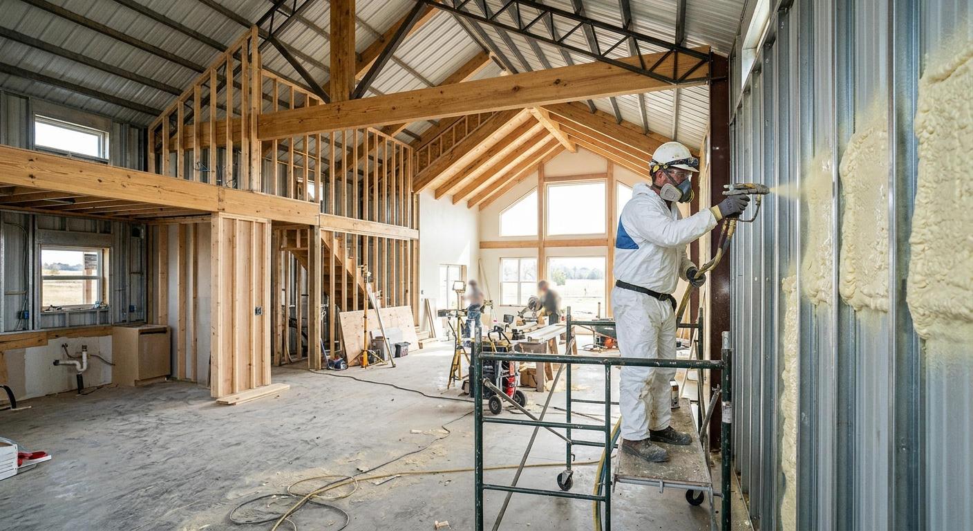 Interior Finishing, Insulation Choices, and Long-Term Energy Savings