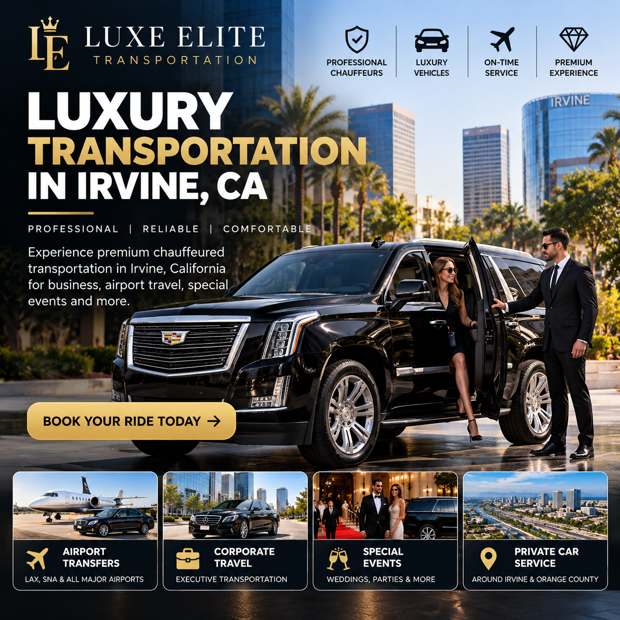 Irvine's Premier Private Chauffeur and Car Service