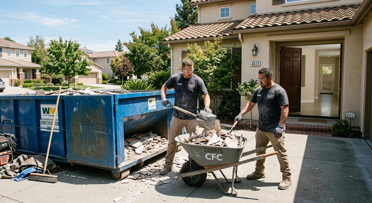 Debris Hauled Away and New Flooring Installed If You Need It