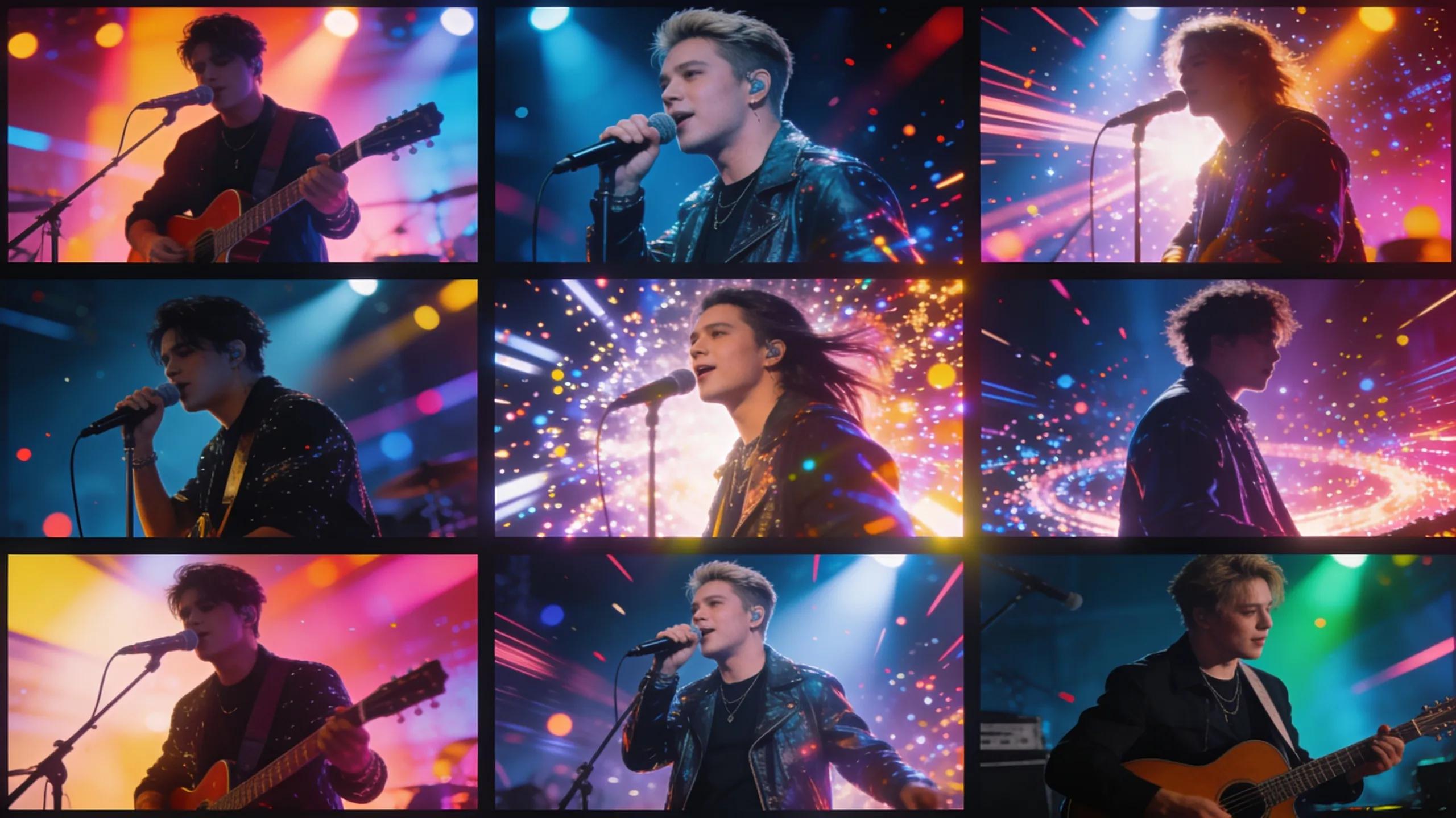 Enhancing music video impact with engaging visuals and effects