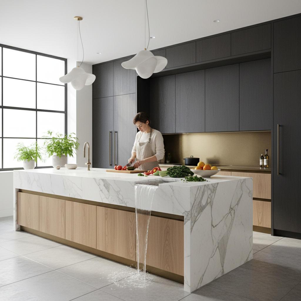 The Visual Appeal of Waterfall Sinks