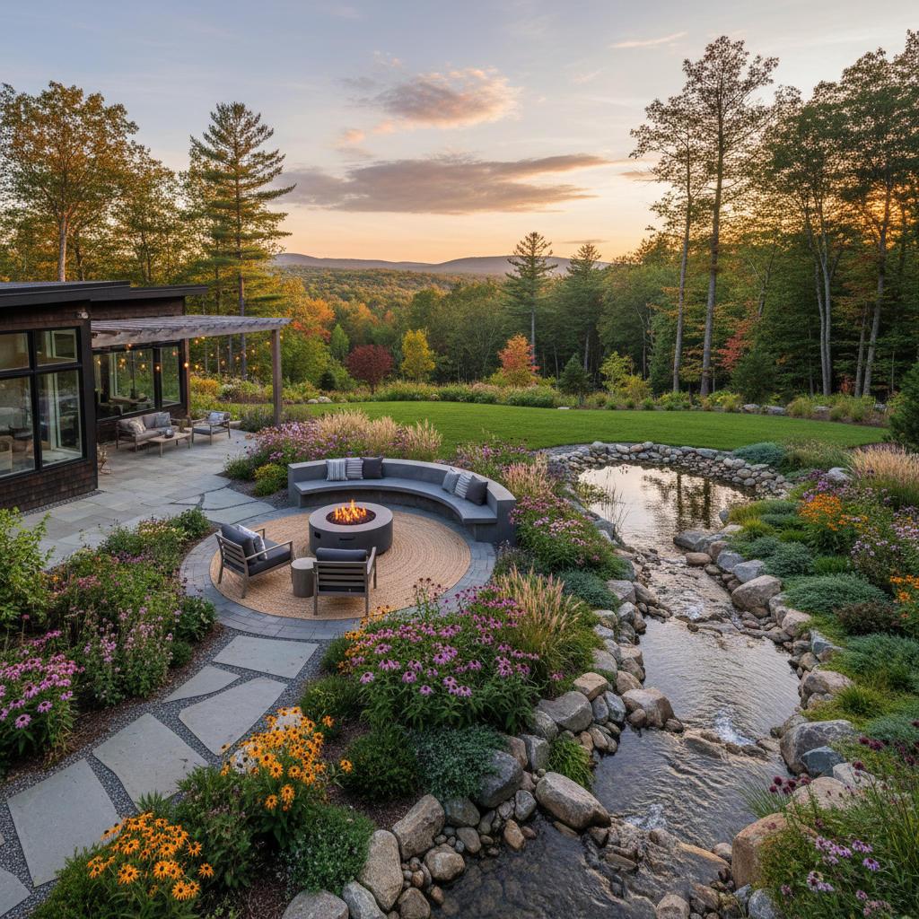 Trendy Landscape Designs for New Hampshire Homes