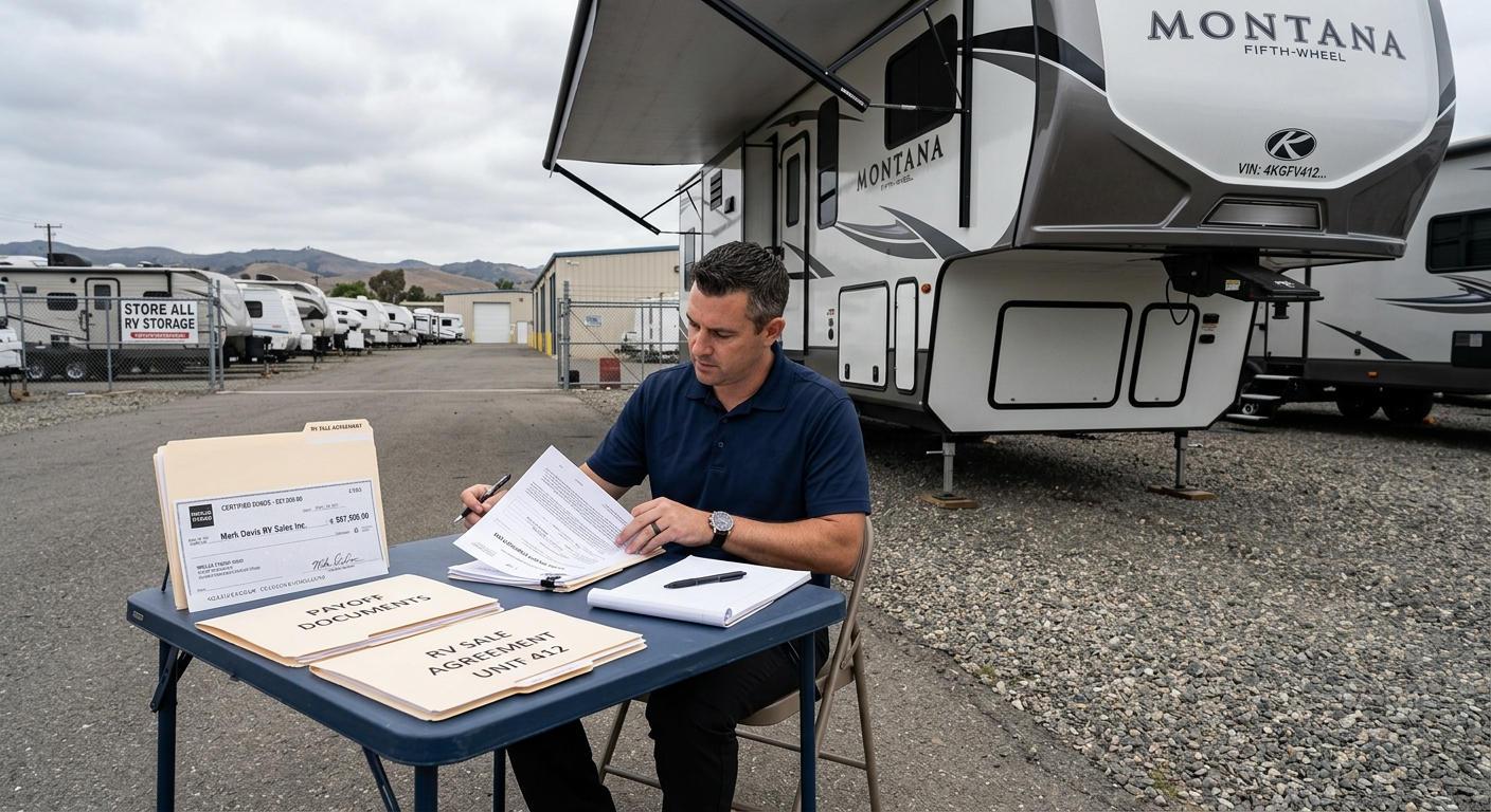 Navigating an Existing Loan When Selling Your California RV
