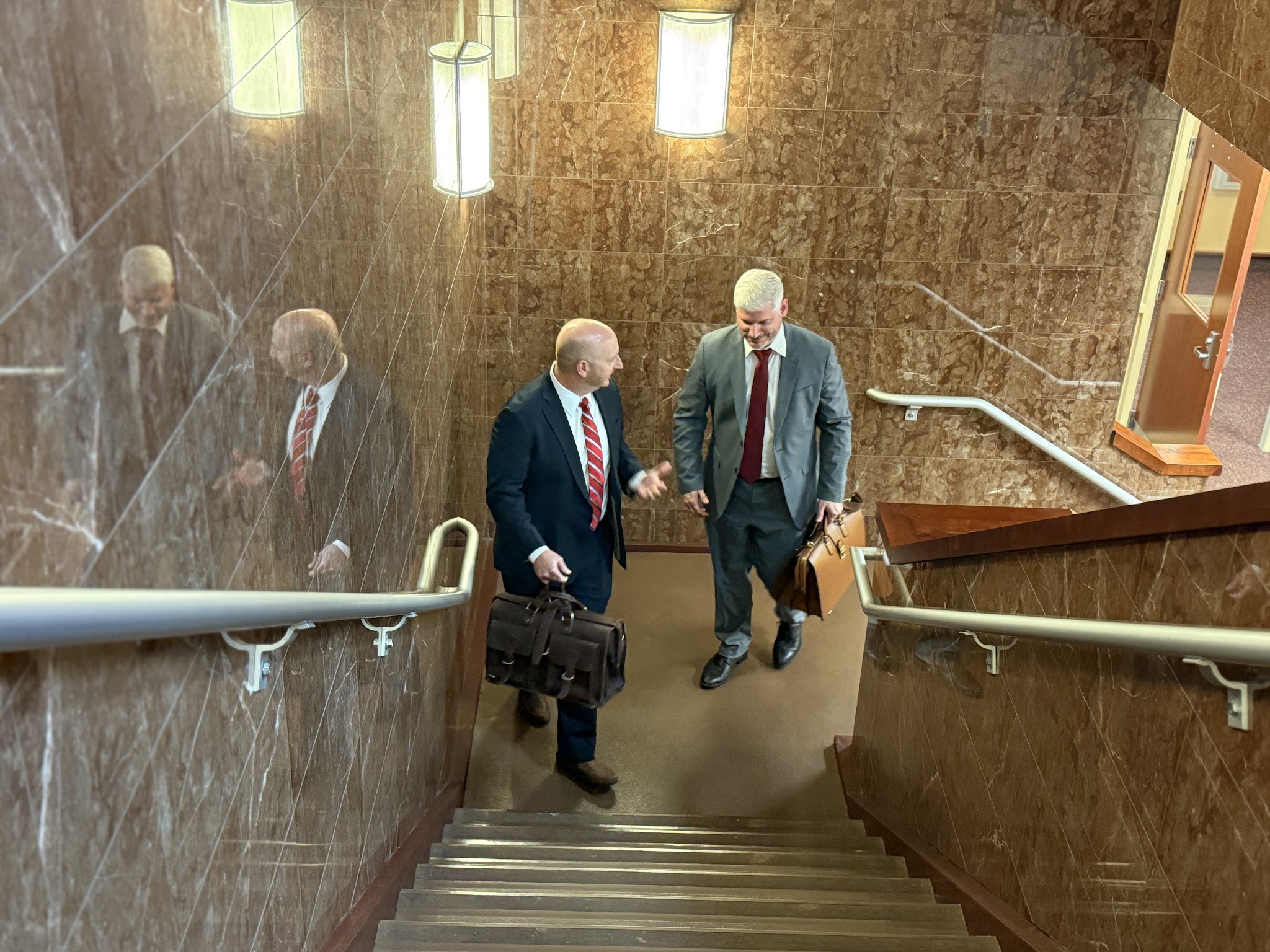 J.L. Weaver Law Firm attorneys at the courthouse