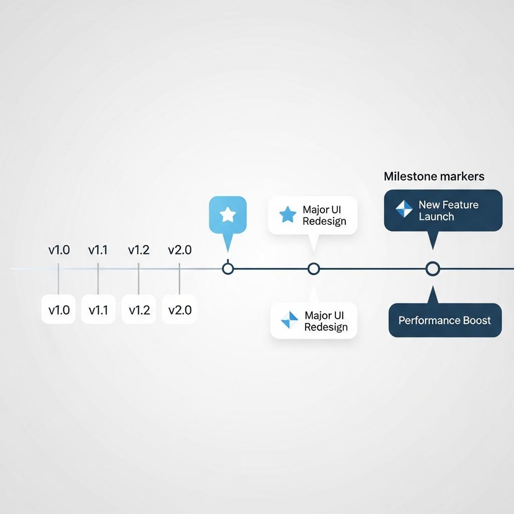 Transparent Release Histories and Timelines