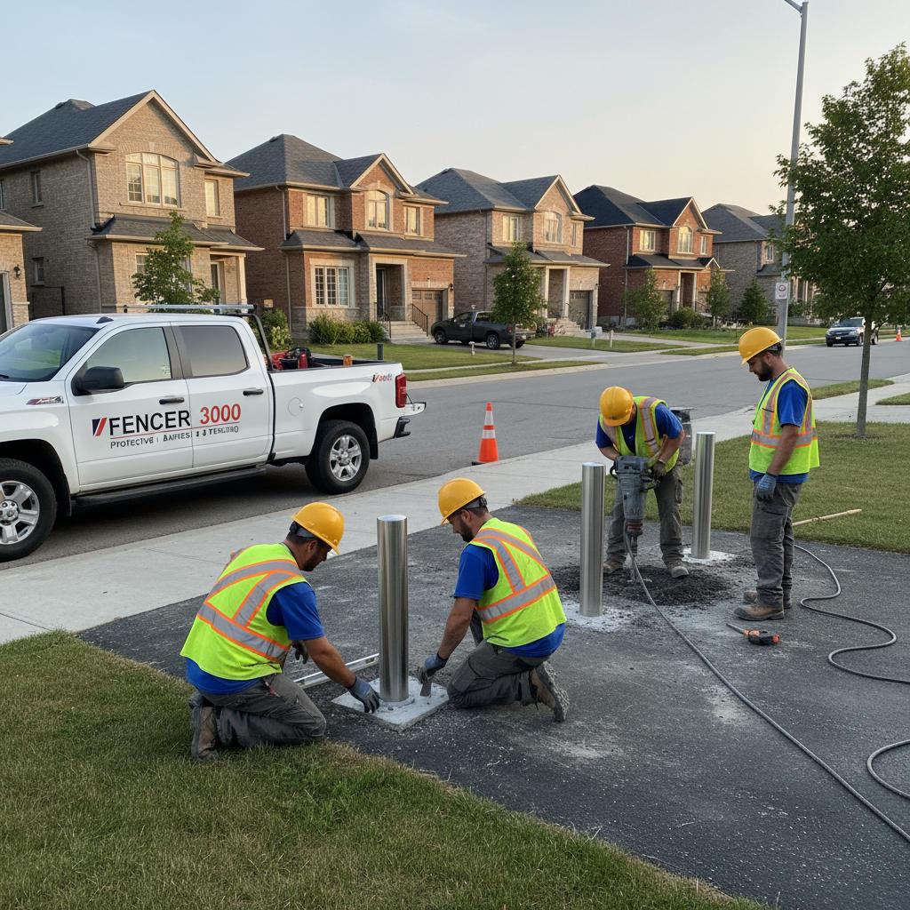 Our Process for Bollard Installation