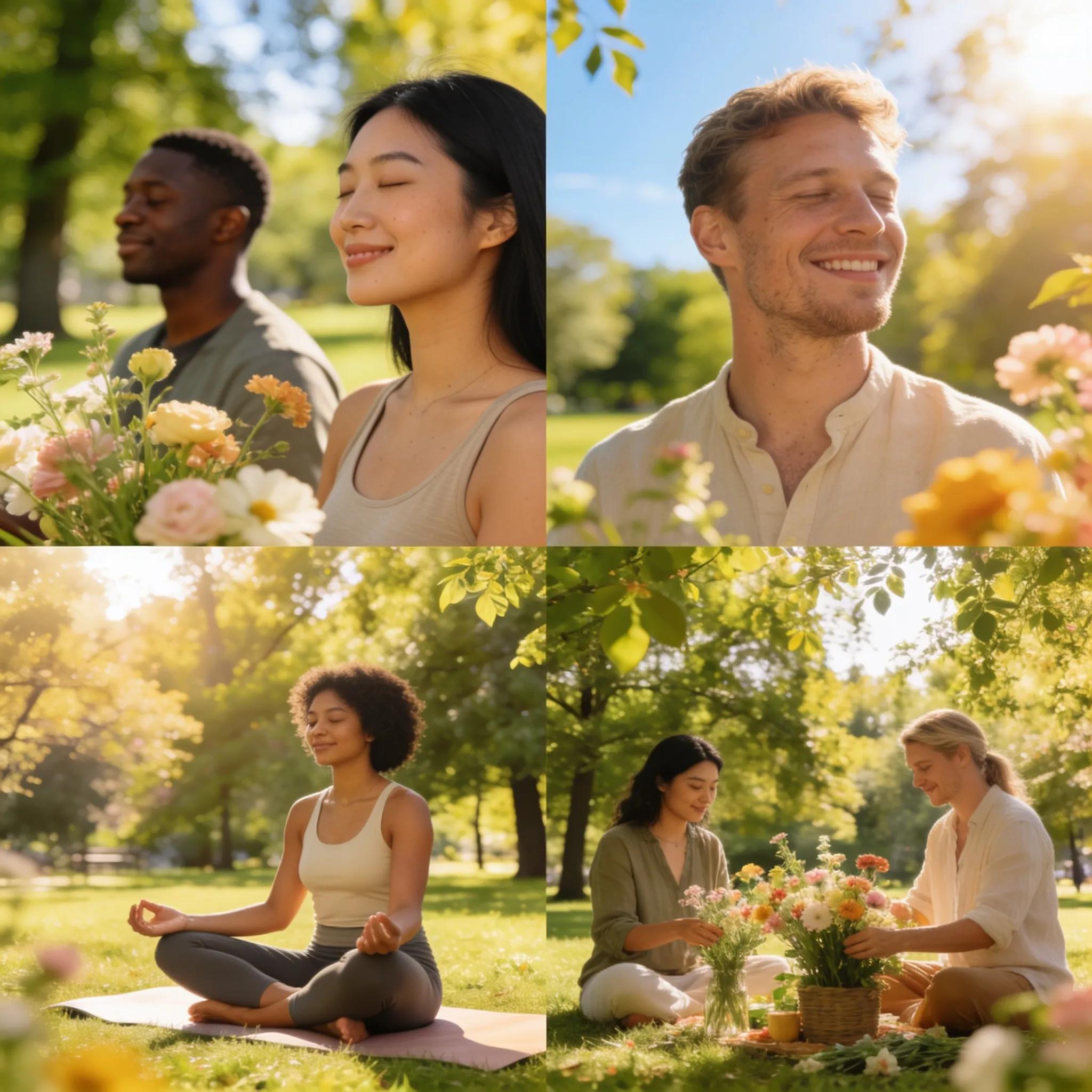 Individuals enjoying outdoor activities, symbolizing hope and relief in psoriasis treatment