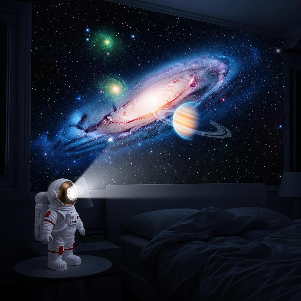 Illuminate Your Space with Astronaut Galaxy Projectors