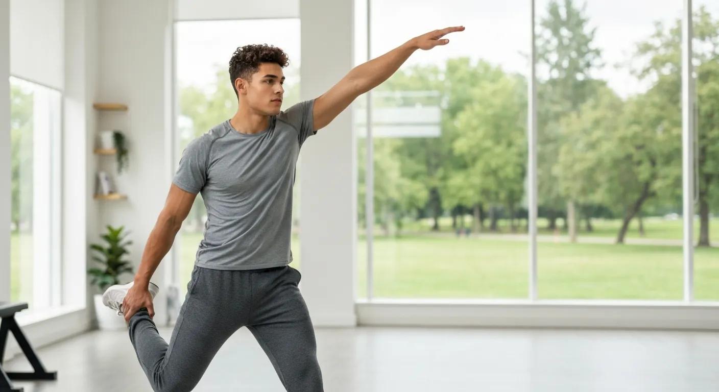 Person stretching after a workout — illustrating how astaxanthin may reduce post-exercise soreness