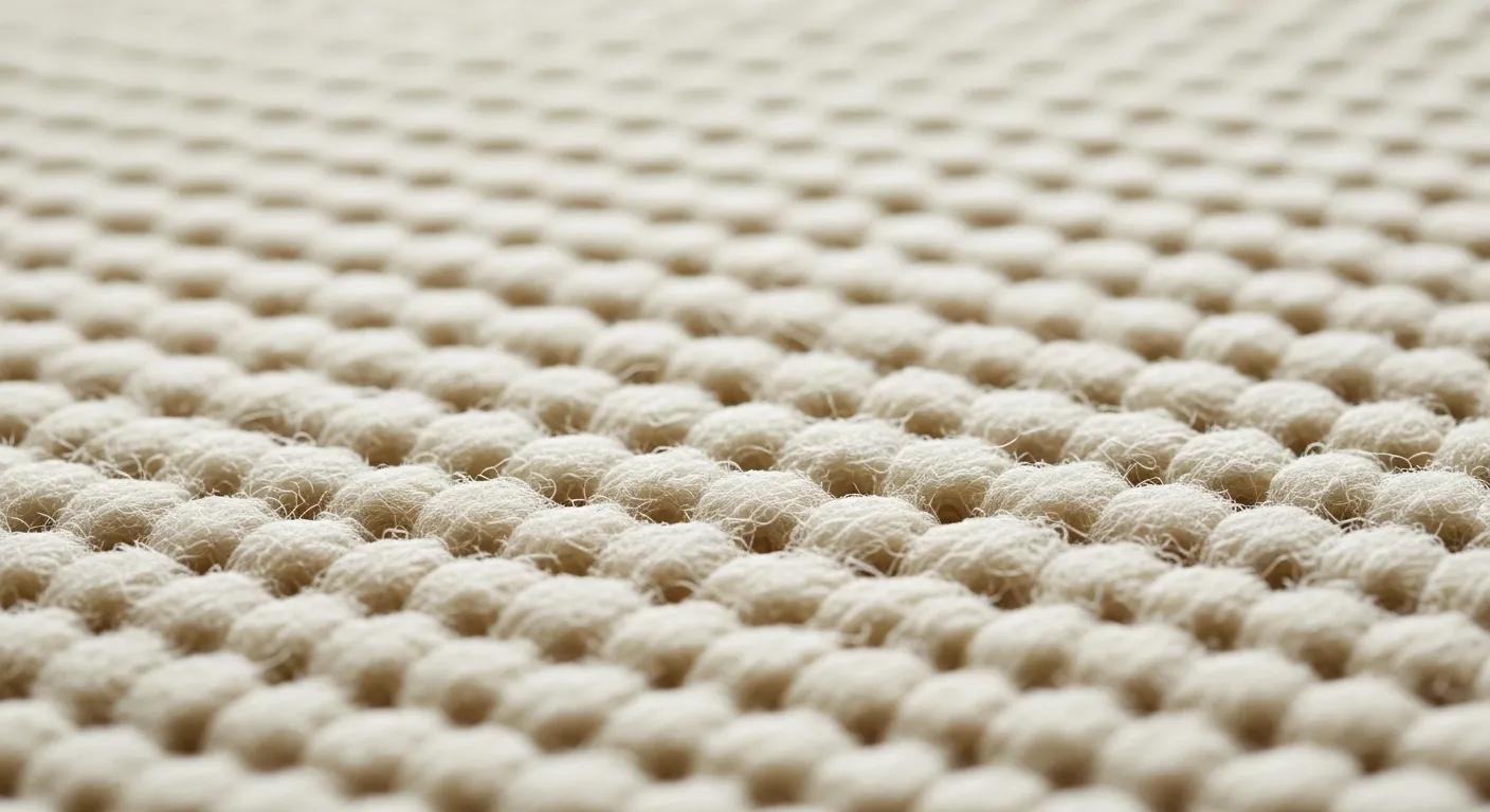 Close-up of a bamboo topper showing breathable weave and soft texture