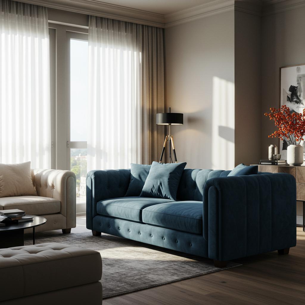 Upholstery Stain Removal Techniques That Actually Work in Boise, ID 1 Person blotting a stain on a fabric sofa demonstrating effective stain removal techniques