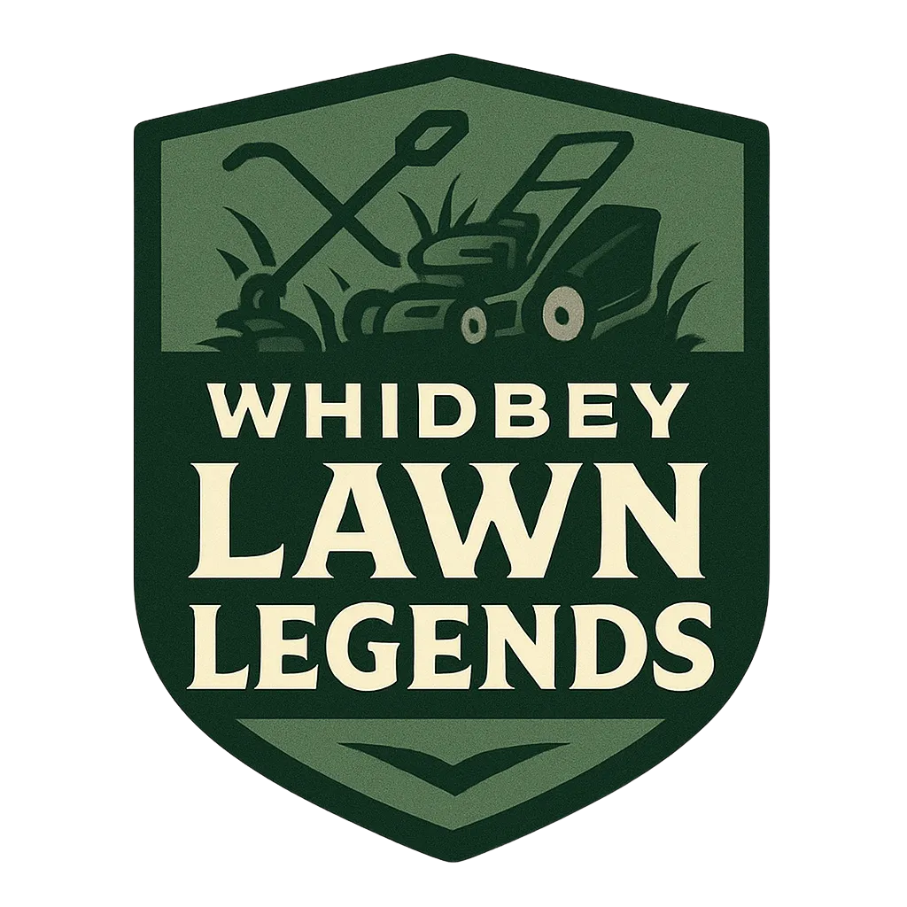 Property manager consulting with Whidbey Lawn Legends representative about lawn care services