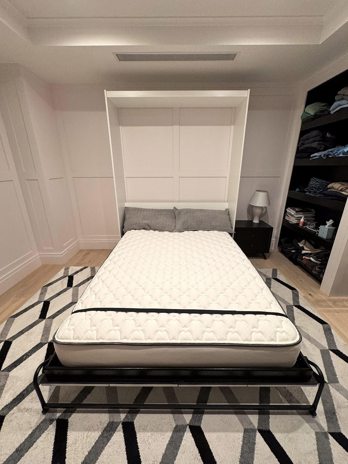 Custom Finishes and Integrated Storage for a Cohesive Look