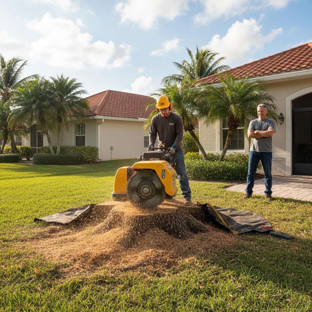 Processing Tree Stump Removal