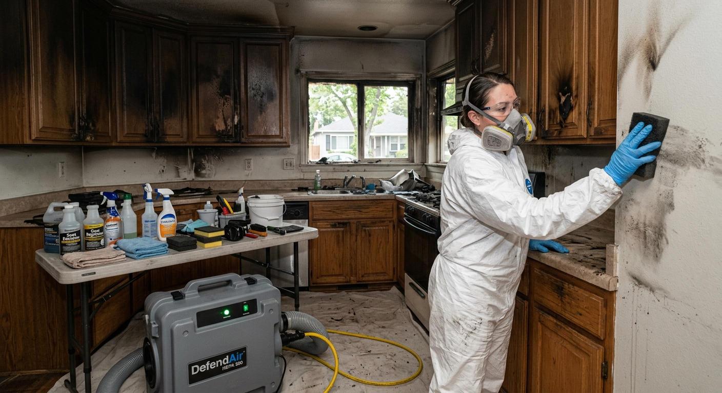Fire and Smoke Damage Cleanup and Full Restoration