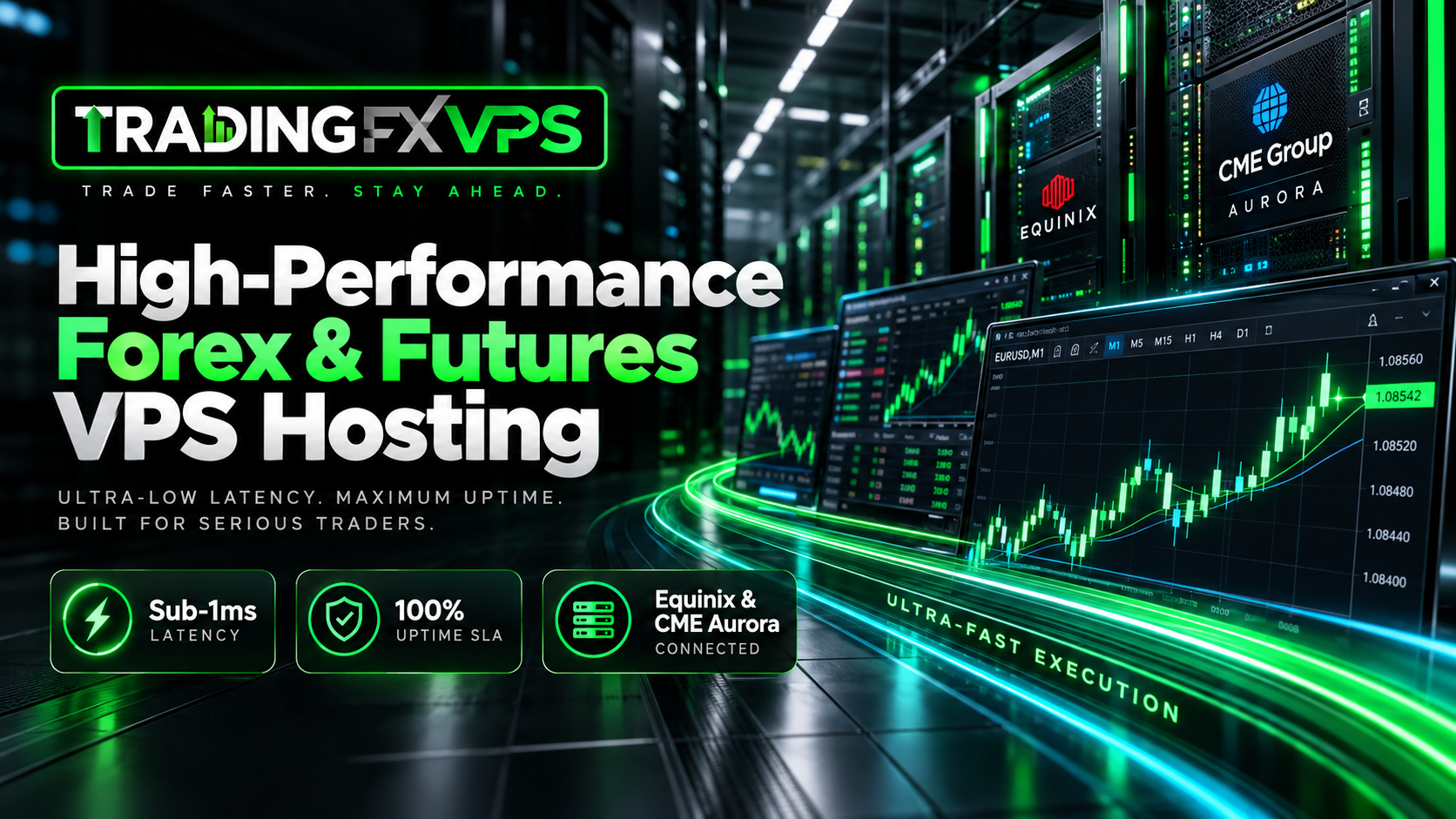 High Performance VPS Hosting Designed for Active Traders