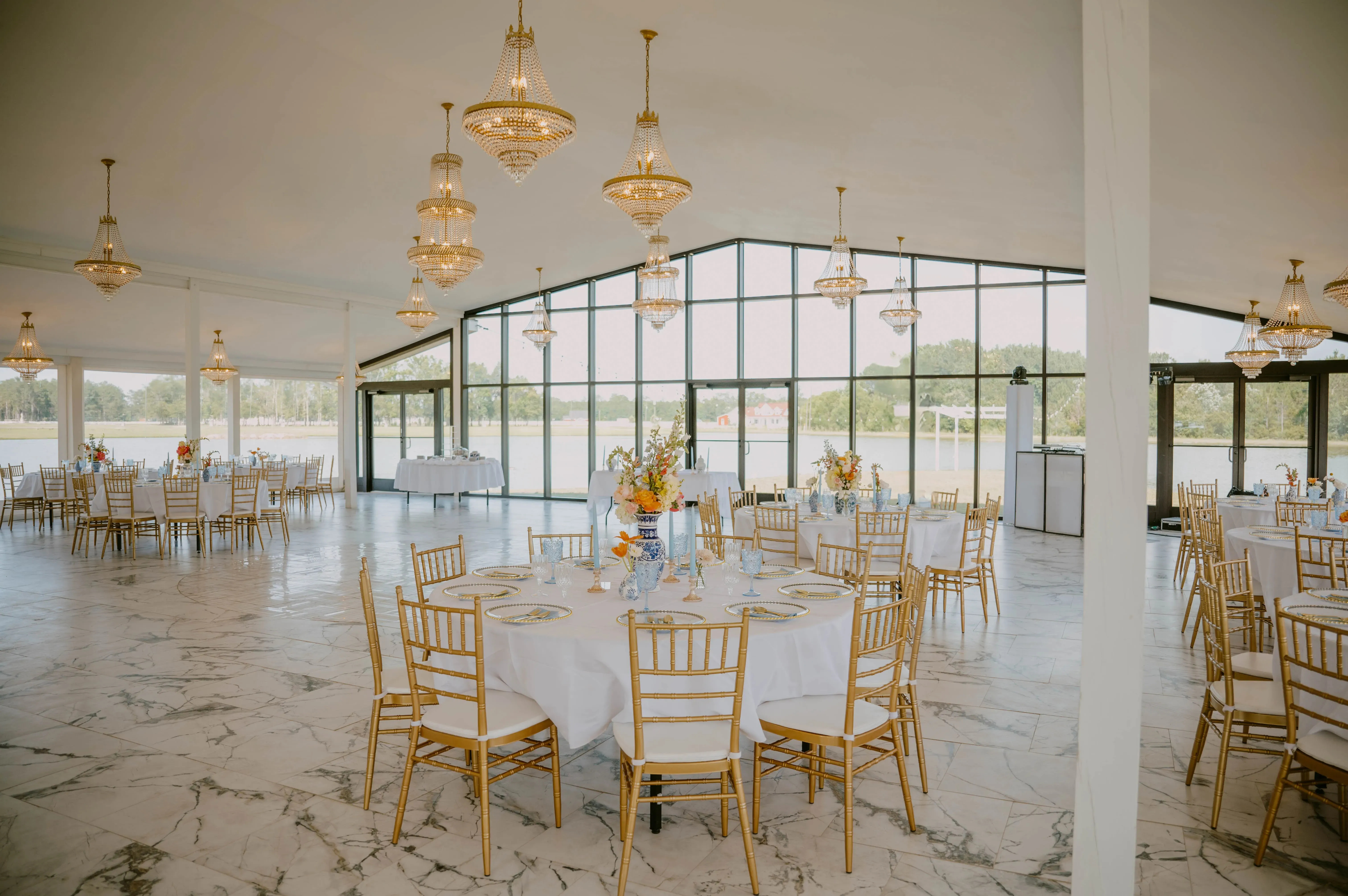 Elegant Pavilion and Waterfront Ceremony Location
