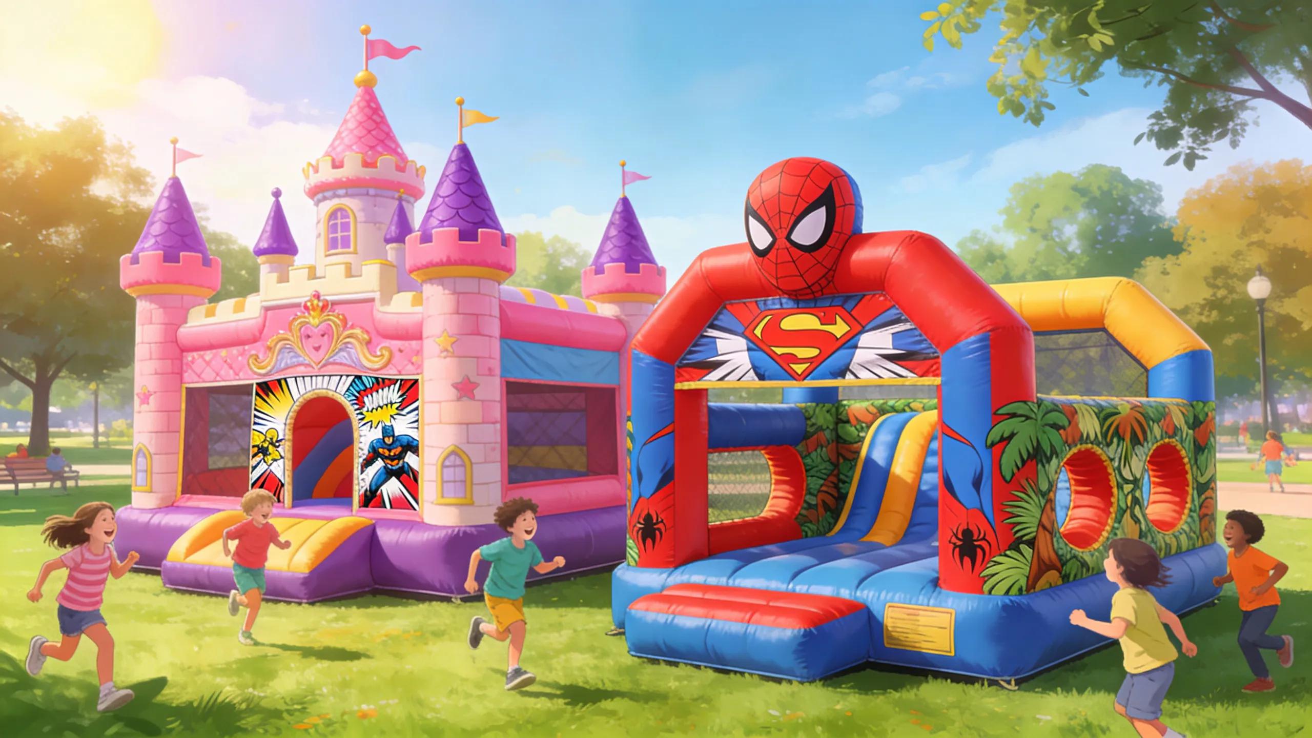 Variety of bounce house rental options for events in New York