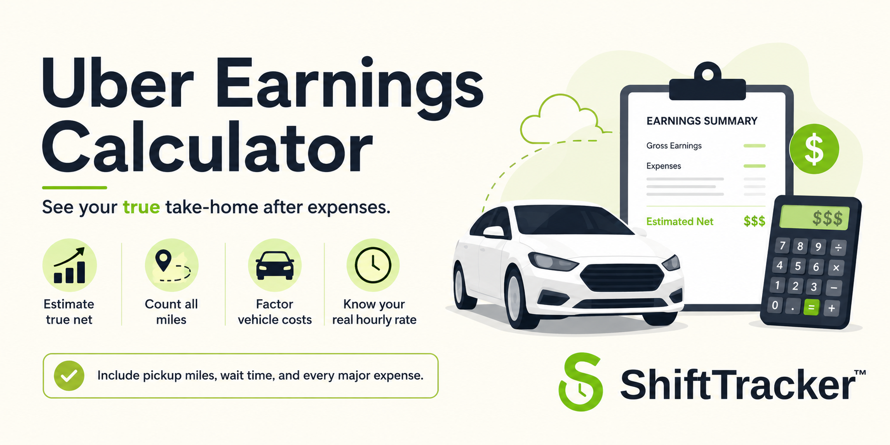 Uber Driver Earnings Calculator: Accurately Track Your Net Income