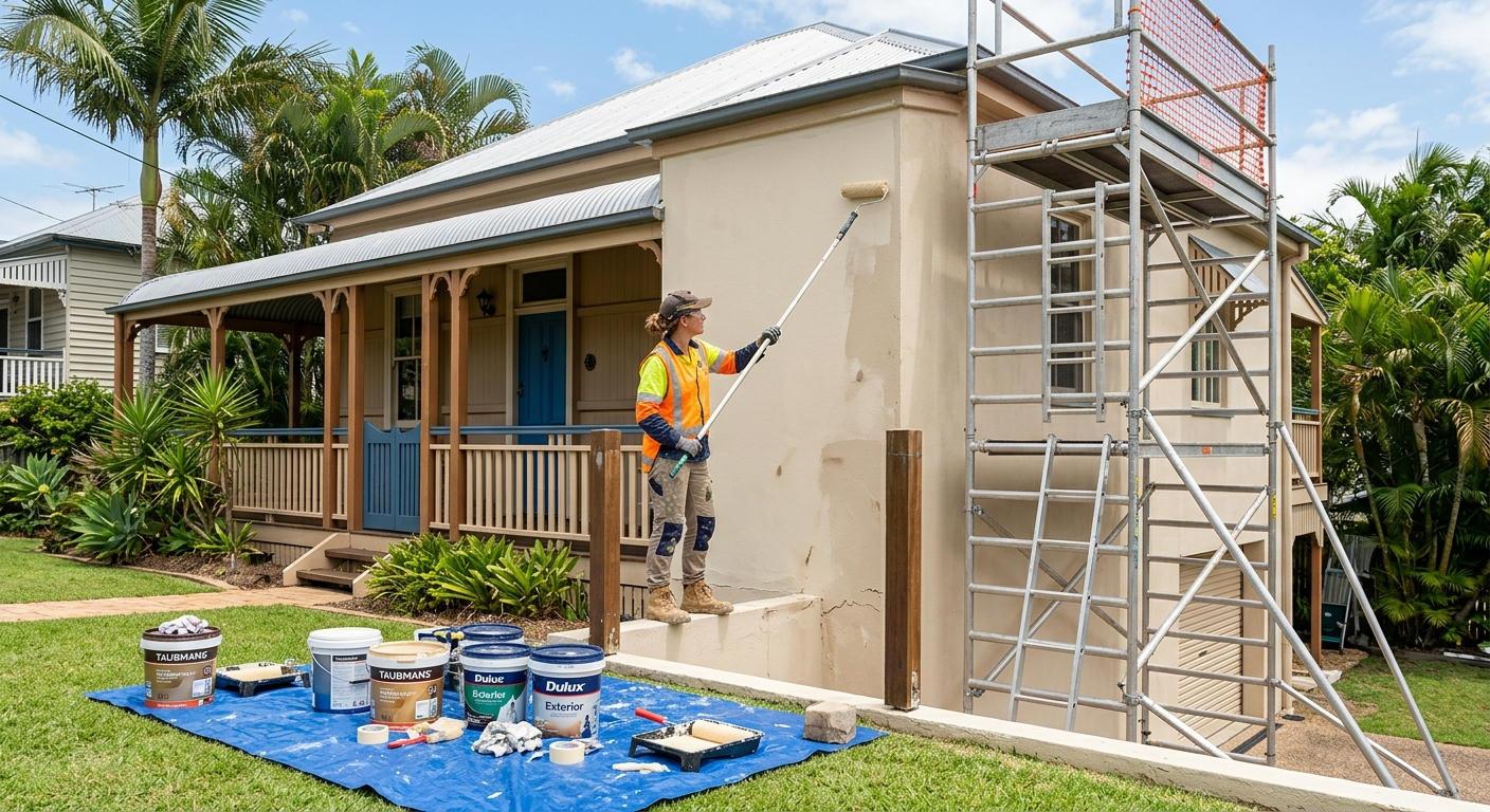 Exterior Painting Designed to Withstand Brisbane's Weather