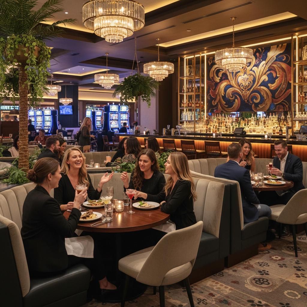 Food and Drink Varieties at The Nash Casino