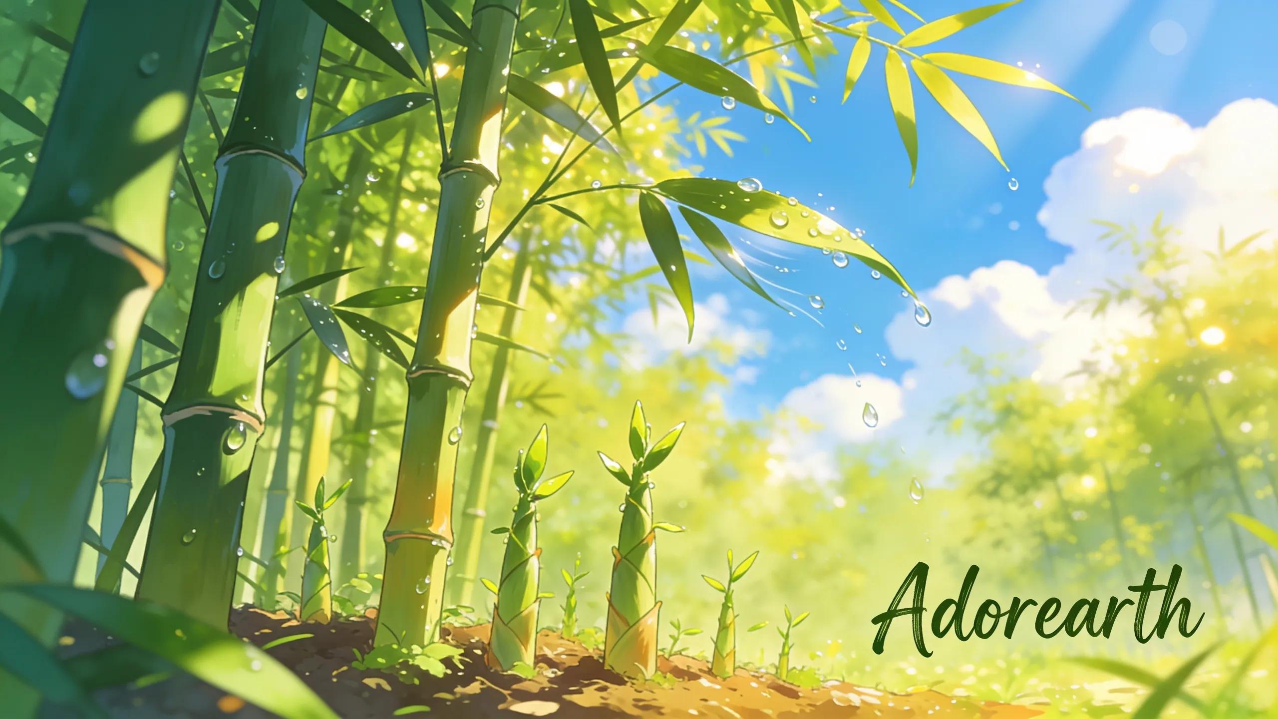 Lush bamboo plants representing sustainable practices in bedding production