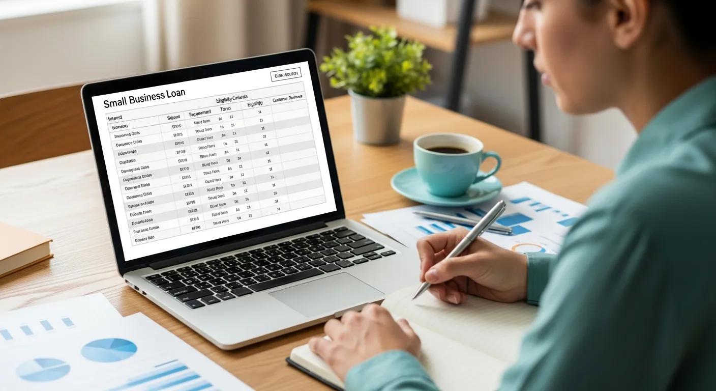 Master Small Business Loan Comparisons
