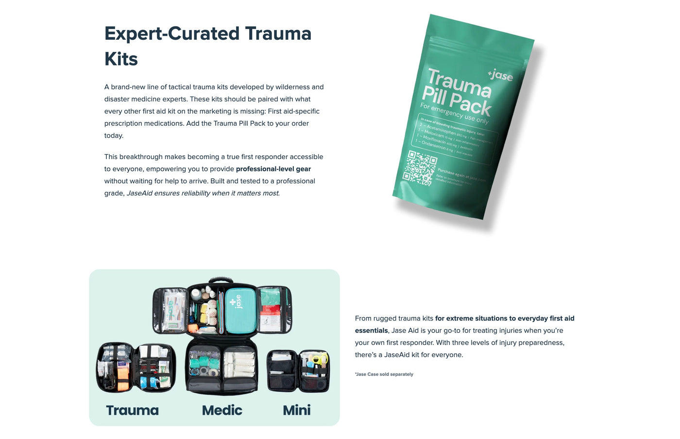 How Do the JaseAid Medic, Trauma, and Mini Kits Stack Up Against Each Other?