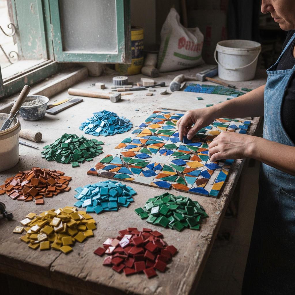 The Crafting Process Behind Zellige Tiles