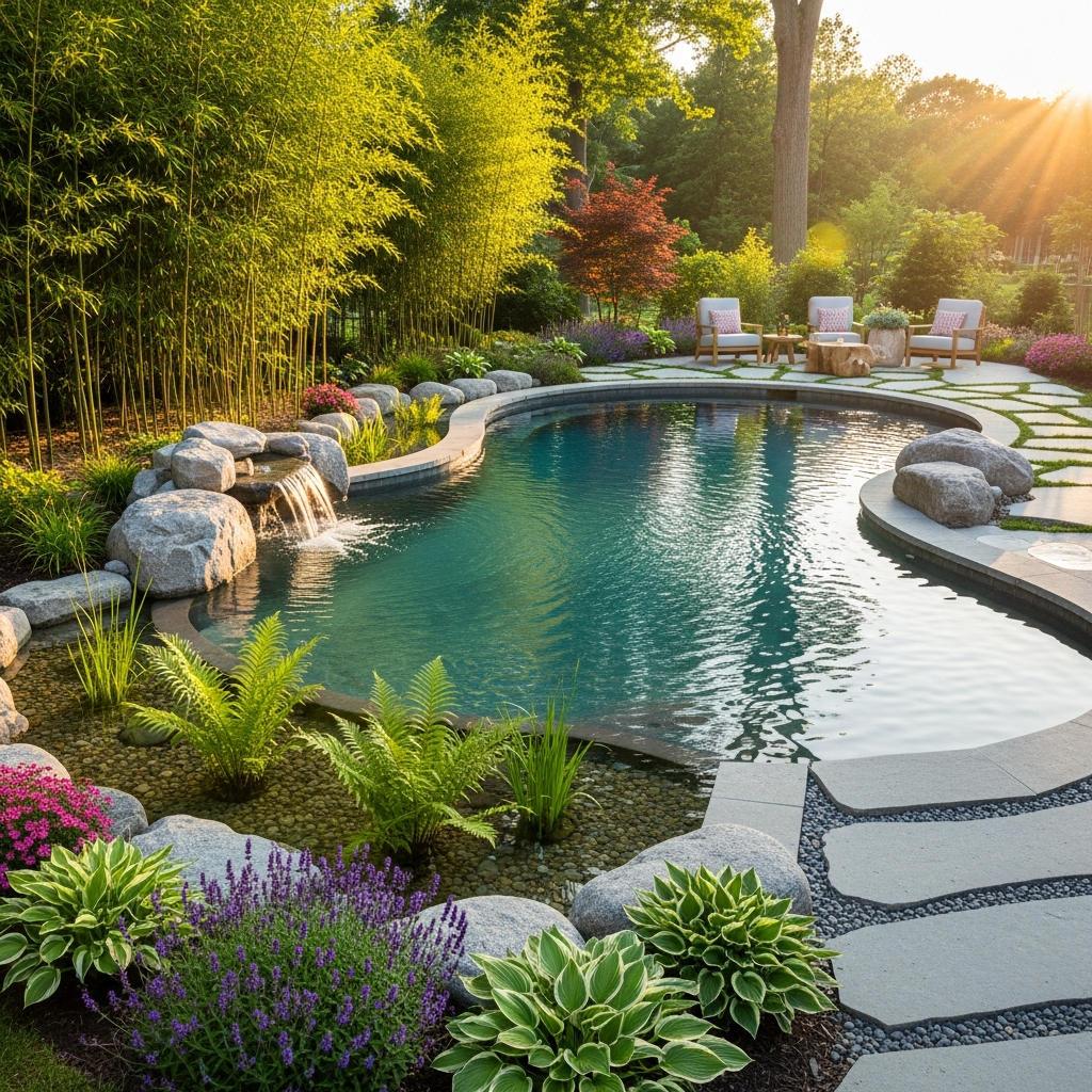 Transform Your Backyard with Luxury Natural Pool Design
