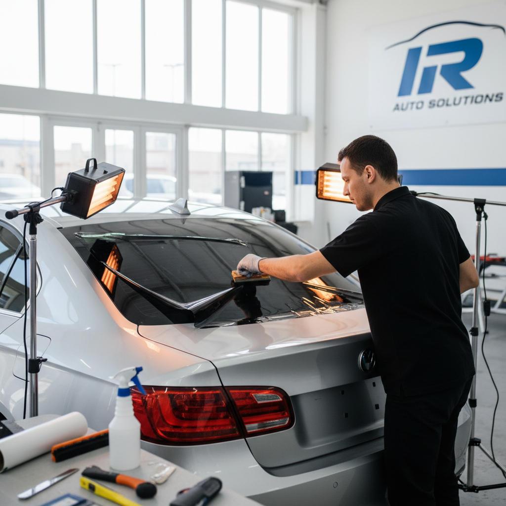 Professional Tint Installation at IR Auto Solutions