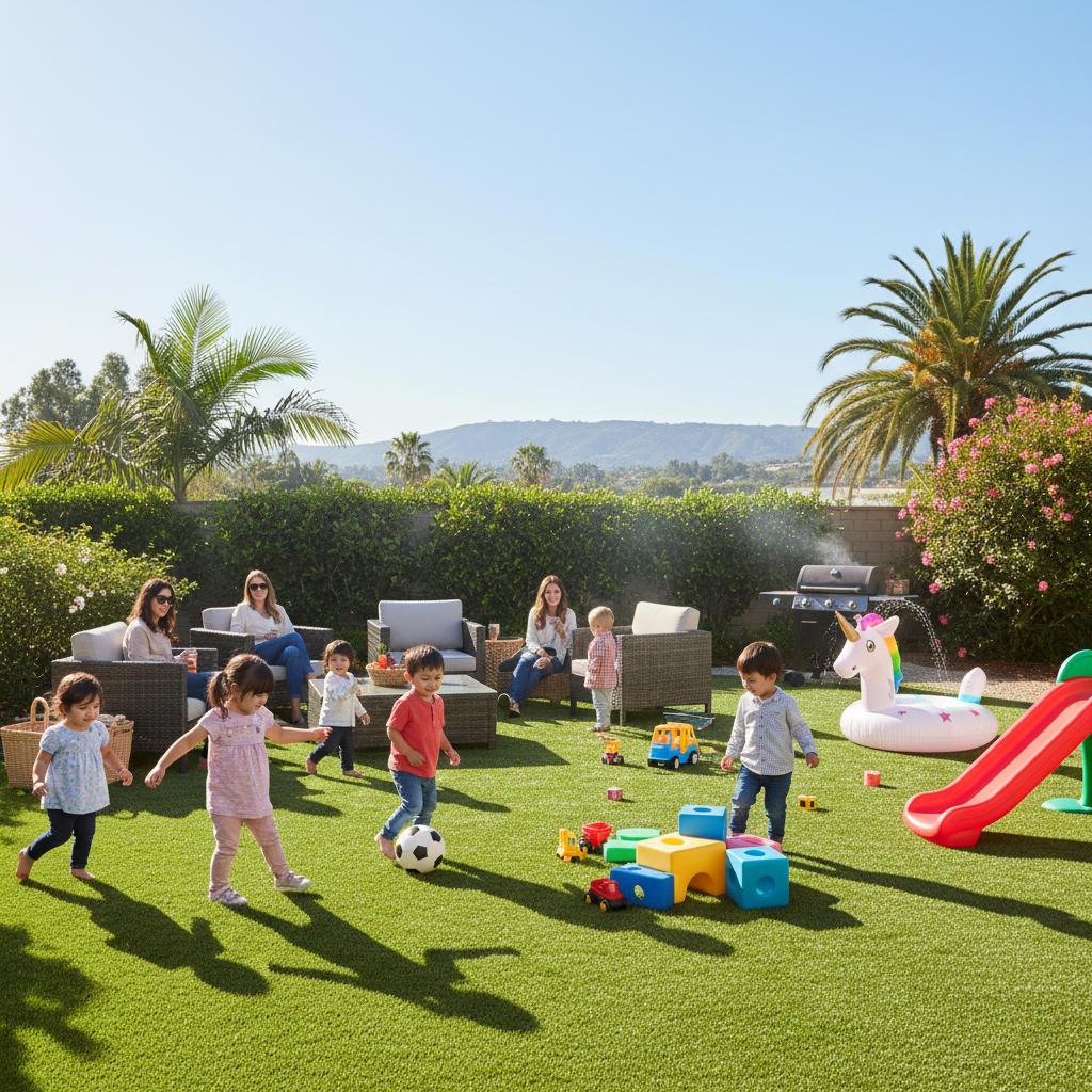 Advantages of Kid-Friendly Artificial Turf