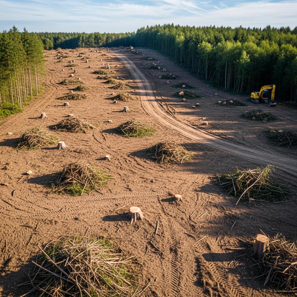 Stump Grinding & Land Preparation