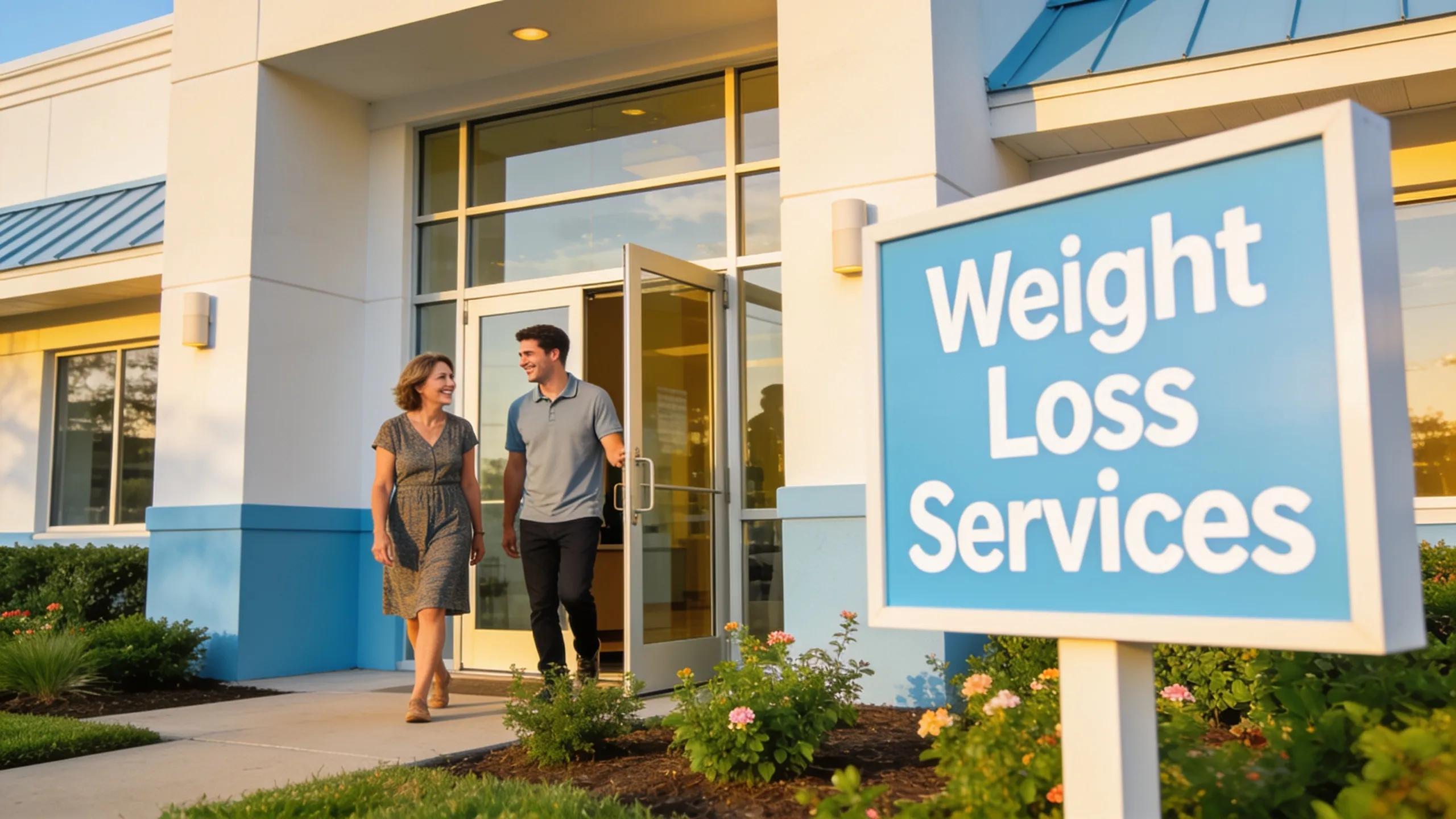 Exterior view of Haven Aesthetics clinic in Clermont, Florida, focused on weight loss services